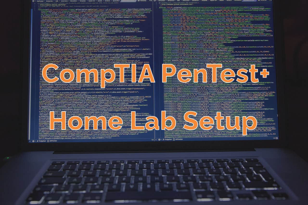 CompTIA PenTest+ Penetration Test Home Lab Cover Image